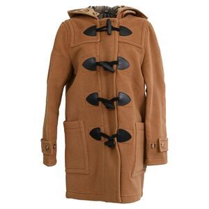 Burberry Mersey Duffle Coat in Brown Wool